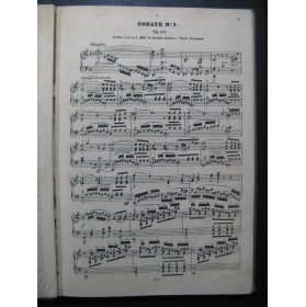 WEBER Sonates pour Piano XIXe