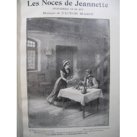 MASSÉ Victor Les Noces de Jeannette Piano Chant Opéra XIXe