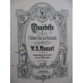 MOZART W. A. Quartette 27 Quatuors 2 Violons Alto Violoncelle