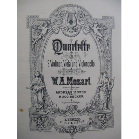 MOZART W. A. Quartette 27 Quatuors 2 Violons Alto Violoncelle