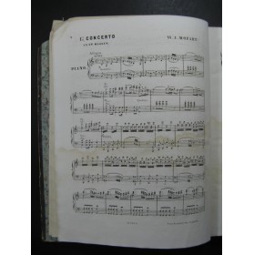 MOZART W. A. Concertos Piano ca1850