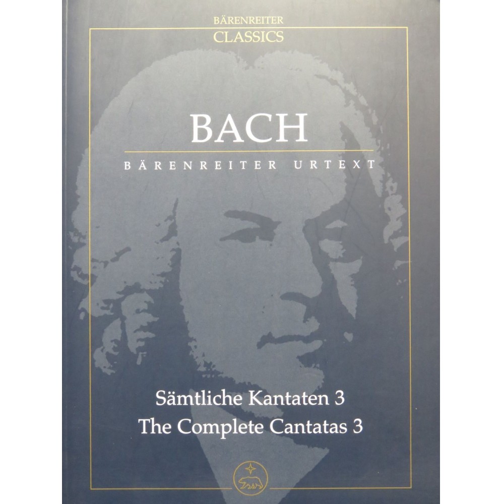 BACH J. S. The Complete Cantatas No 3 Orchestre Chant 2007