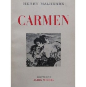MALHERBE Henry Carmen Georges Bizet 1951