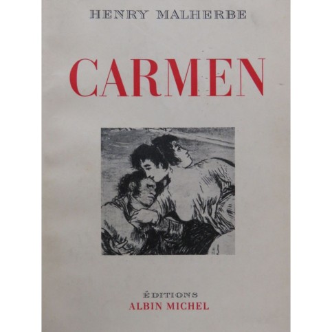 MALHERBE Henry Carmen Georges Bizet 1951