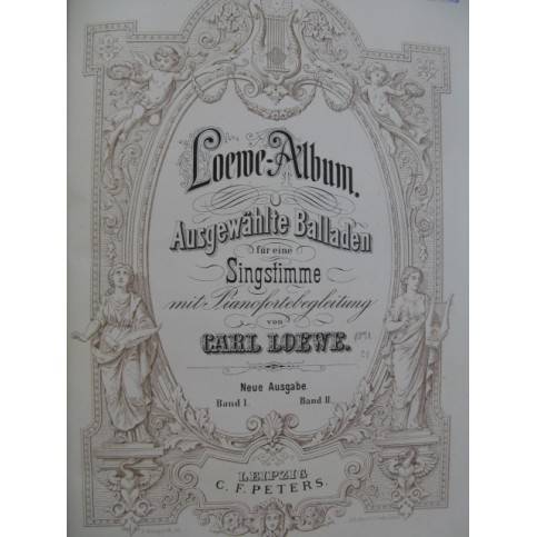 LOEWE Carl Loewe Album Chant Piano XIXe