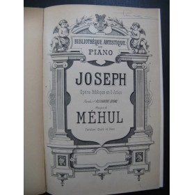 MEHUL E. N. Joseph Opera Chant Piano XIXe