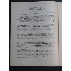 KOMZAK Carl Narenta Valse op 227 Piano 4 mains 1896
