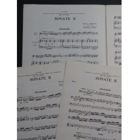 CORRETTE Michel Sonate No 2 Violon ou Flûte Piano ou Clavecin 1965
