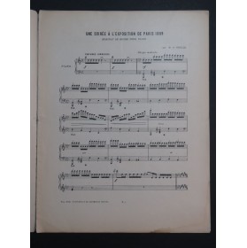 LE GRELLE M. Une Soirée à l'Exposition de Paris Piano 1889