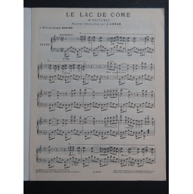 GALAS Le Lac de Côme 6e Nocturne Piano 1958