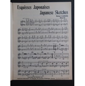 CLYMANS Roland Esquisses Japonaises Piano 1936