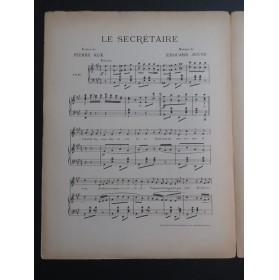 JOUVE Edouard Le Secrétaire Chant Piano