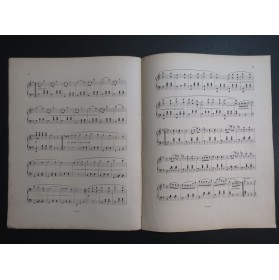 FISCHER Émile Bouquet de Fraises Piano ca1880