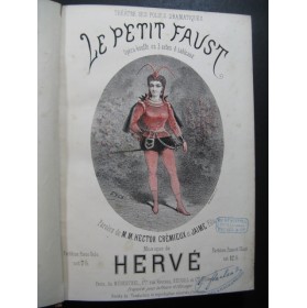 HERVÉ Le Petit Faust et L'oeil crevé Opéra ca1868