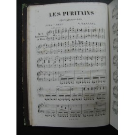 BELLINI Vincenzo Les Puritains La Norma La Somnambula Opera Piano solo XIXe