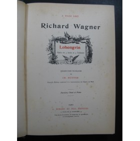 WAGNER Richard Lohengrin Opéra Chant Piano XIXe