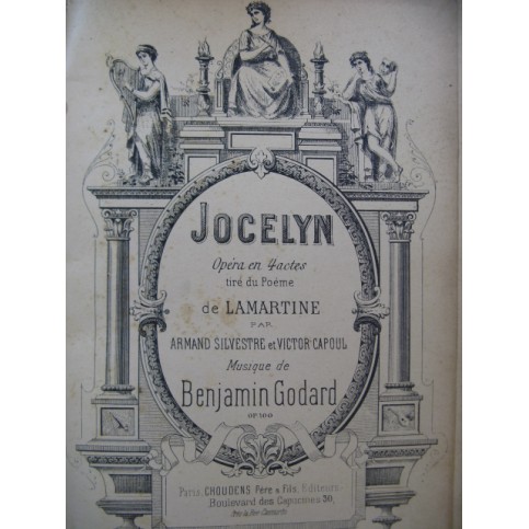 GODARD Benjamin Jocelyn Opéra XIXe