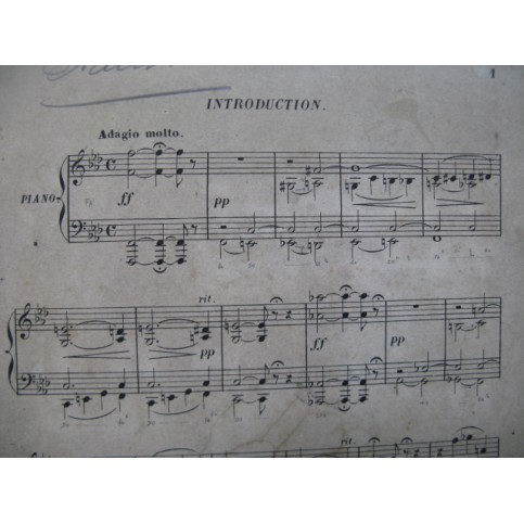 GOUNOD Charles Faust Opéra Piano Chant XIXe