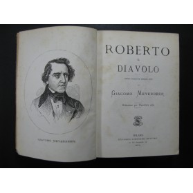 MEYERBEER MERCADANTE CIMAROSA Opera Piano solo 1874