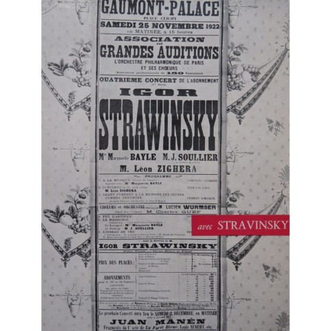 Avec Stravinsky Textes et Lettres inédites 1958