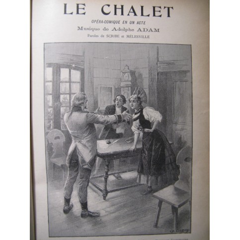 ADAM Adolphe Le Chalet Opéra Piano Chant