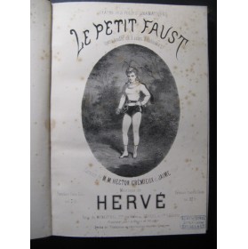 HERVÉ Le Petit Faust Opera 1869