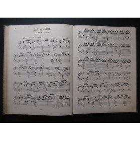 GRIEG Edvard Recueil Pièces pour Piano