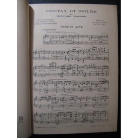 WAGNER Richard Tristan et Isolde Opera 1925