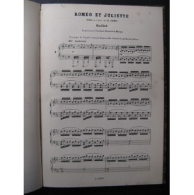 GOUNOD Charles Ballet Faust Roméo et Juliette Piano ca1890