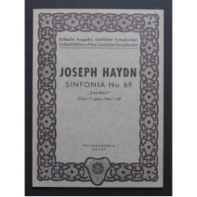 HAYDN Joseph Symphonie n° 69 Orchestre