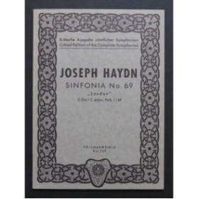 HAYDN Joseph Symphonie No 69 Orchestre