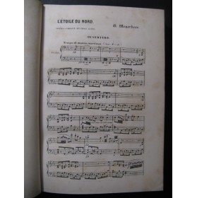MEYERBEER Giacomo L'étoile du Nord Opera ca1860