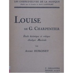 HIMONET André Louise de G. Charpentier Etude 1922