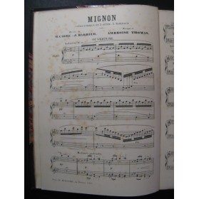 THOMAS Ambroise Mignon Opera Chant Piano XIXe