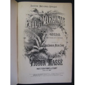 MASSÉ Victor Paul et Virginie Opéra ca1889