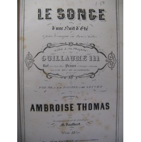 THOMAS Ambroise Le Songe d'une Nuit d'été Opera XIXe