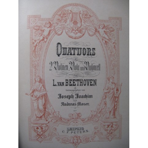 BEETHOVEN Quatuors Intégrale Violon Alto Violoncelle
