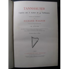 WAGNER Richard Tannhäuser Opéra 1895