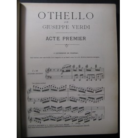 VERDI Giuseppe Othello Opera 1887