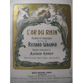 WAGNER Richard L'Or du Rhin...