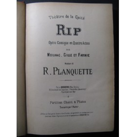 PLANQUETTE Robert RIP Opéra ca1885