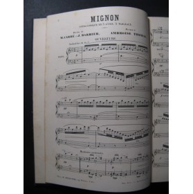 THOMAS Ambroise Mignon Opera XIXe
