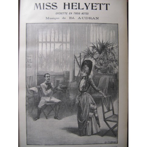 AUDRAN Edmond Miss Helyett Opérette ca1890