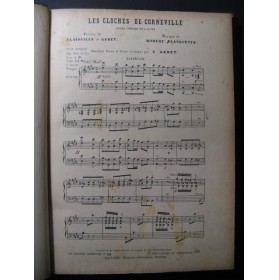 PLANQUETTE Robert Les Cloches de Corneville Chant Piano