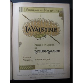 WAGNER Richard La Valkyrie Opéra 1893
