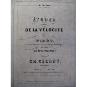 CZERNY Ch. & RAVINA Etudes Piano ca1850
