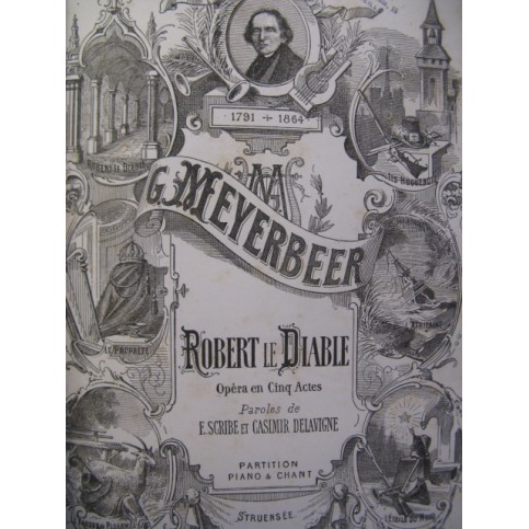 MEYERBEER G. Robert le Diable Opéra ca1853