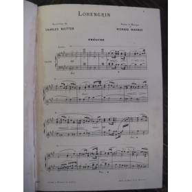 WAGNER Richard Lohengrin Opéra 1887