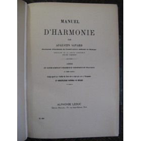 SAVARD ROPARTZ Harmonie 1930