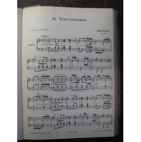 BEETHOVEN Bagatelles Variations et Pièces diverses Piano